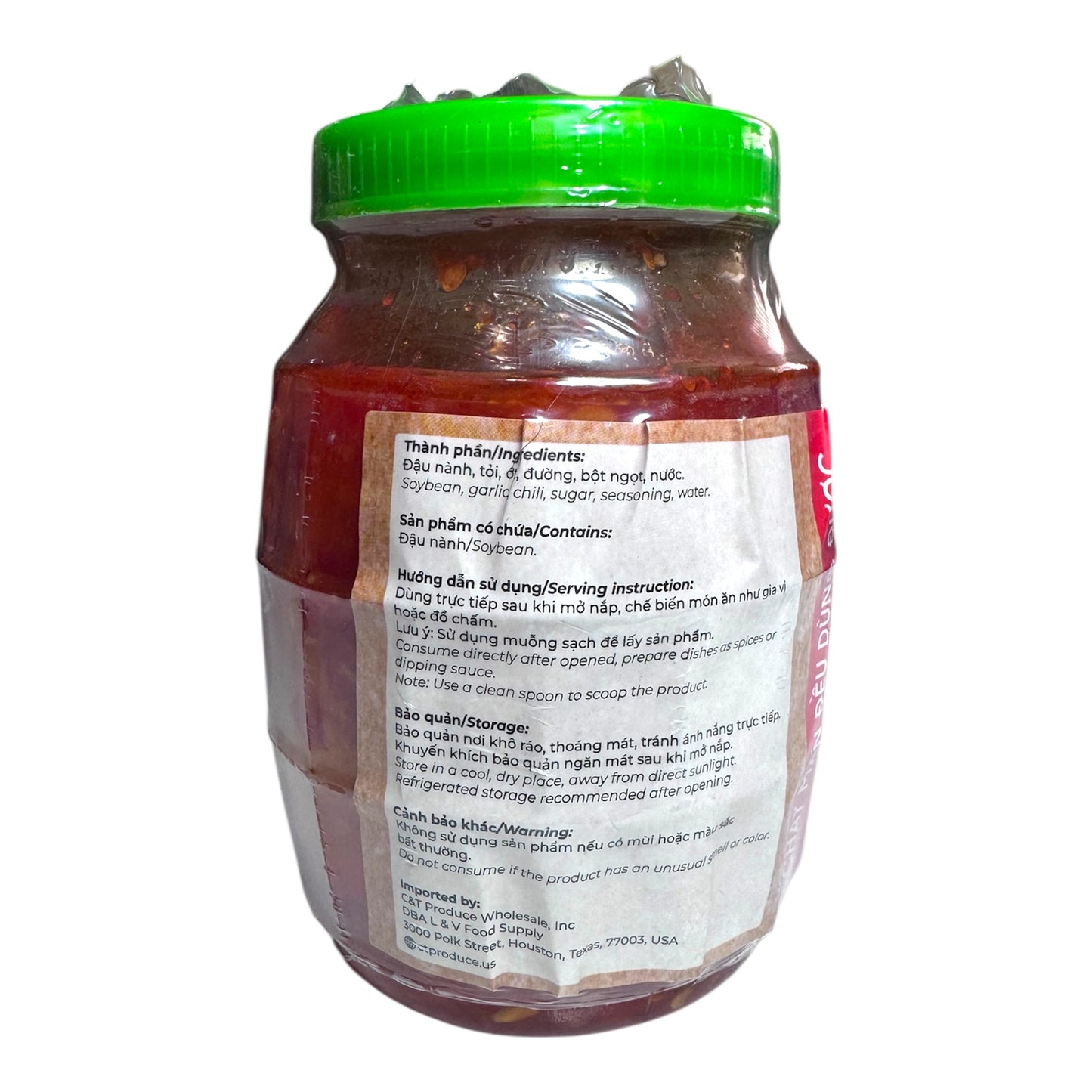 Chao Lien Chili Fermented Tofu - Chao Ot - 350gr