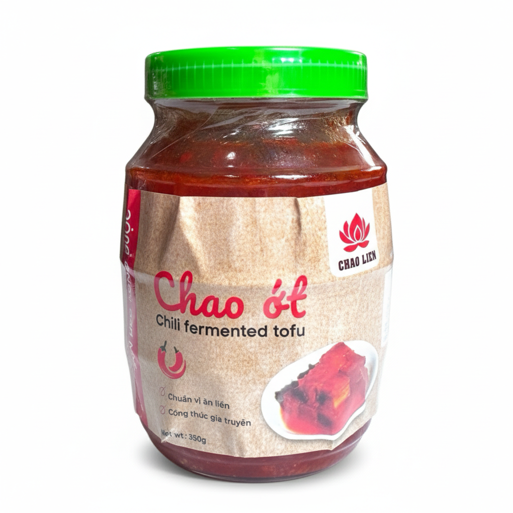 Chao Lien Chili Fermented Tofu - Chao Ot - 350gr