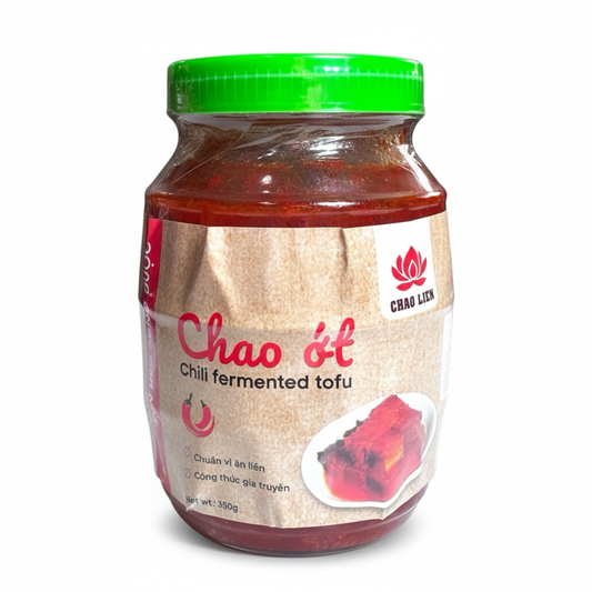 Chao Lien Chili Fermented Tofu - Chao Ot - 350gr