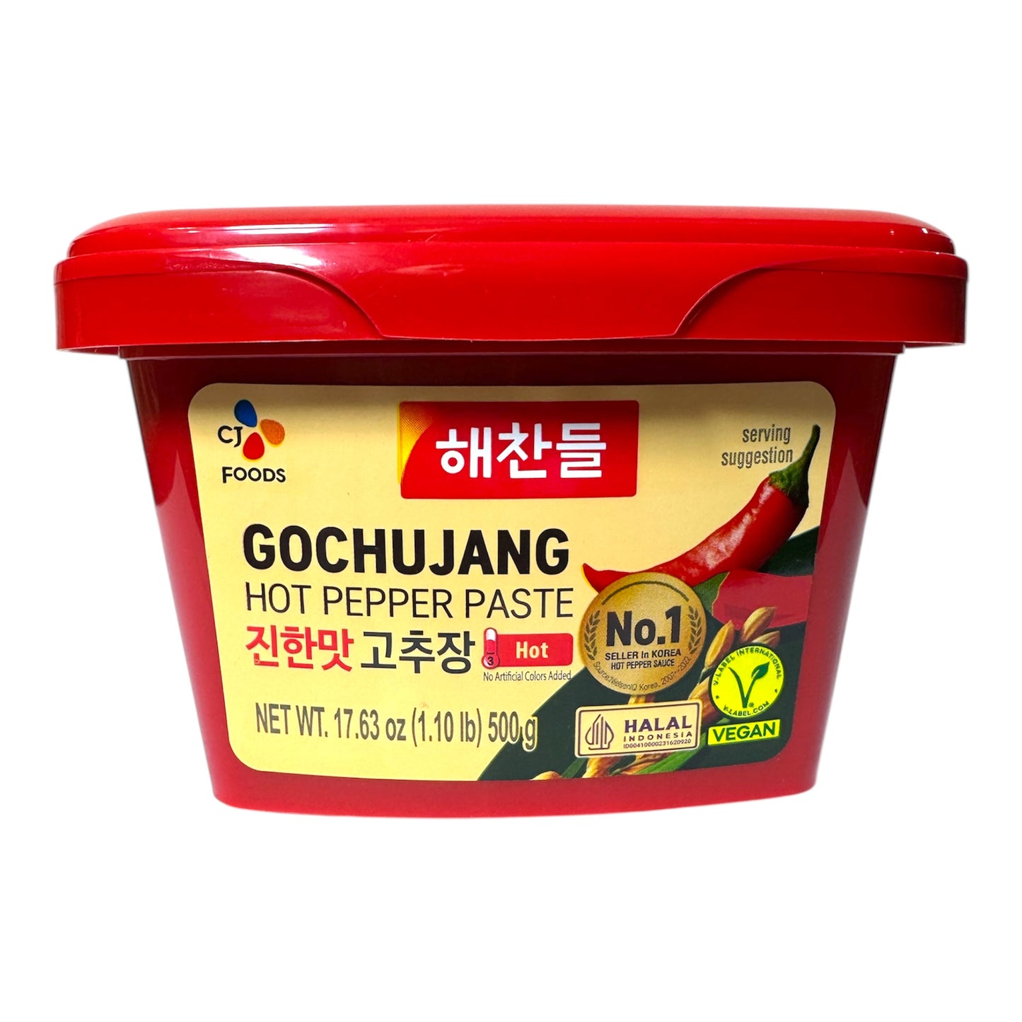 GOCHUJANG Hot Pepper Paste (Hot)/Tuong Ot Han Quoc (Vi Cay)-17.63 oz (500g)