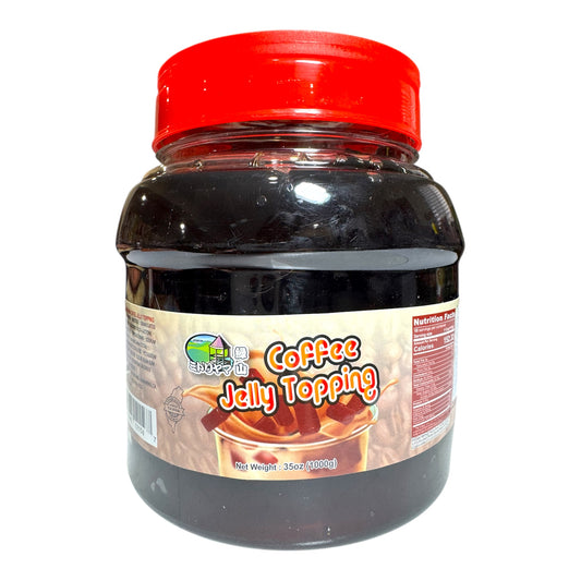 Coffee Jelly Topping/Thach Cafe - 35 Oz (1000g)