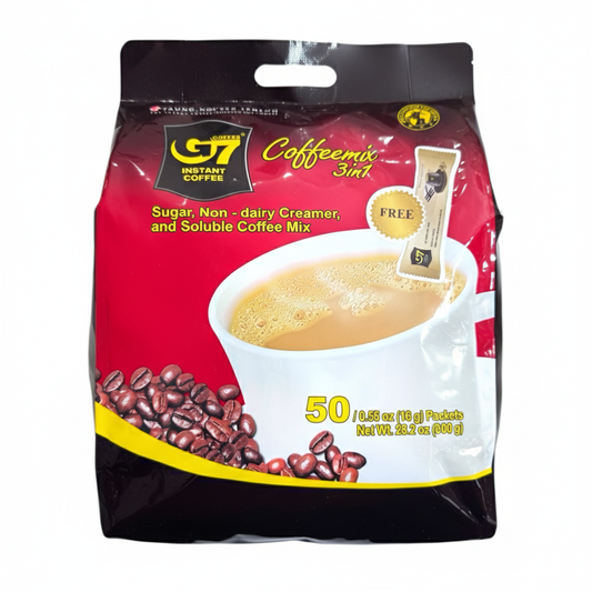 Trung Nguyen G7 3-in-1 Instant Coffee 50 packets - 28.2 Oz (800g)
