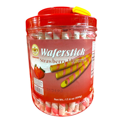 Strawberry Flavored Waferstick / Banh Que Vi Dau 17.6 OZ (500g)