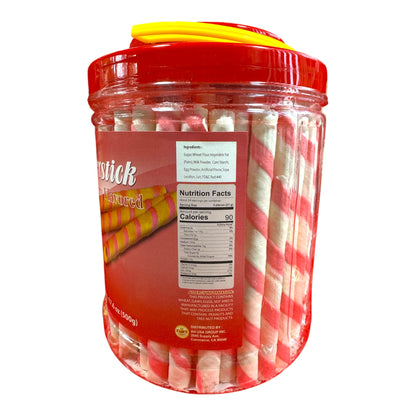 Strawberry Flavored Waferstick / Banh Que Vi Dau 17.6 OZ (500g)